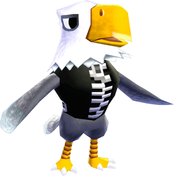 Animal Crossing Eagle Villager PNG image