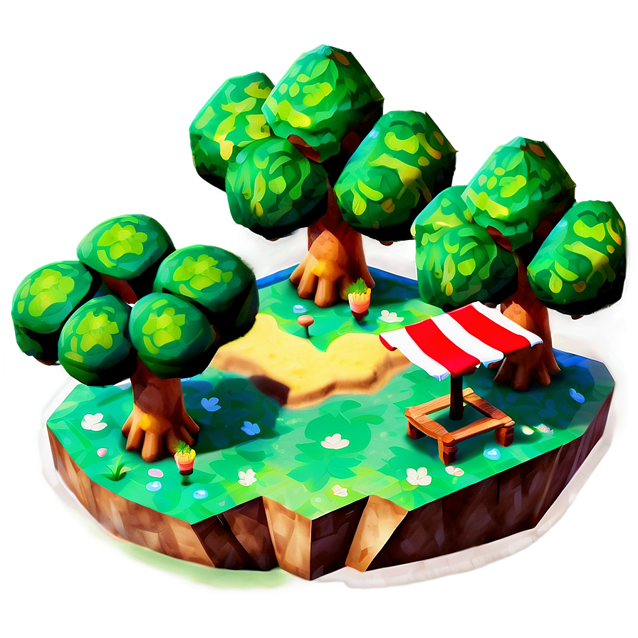 Animal Crossing Island Png Eft PNG image