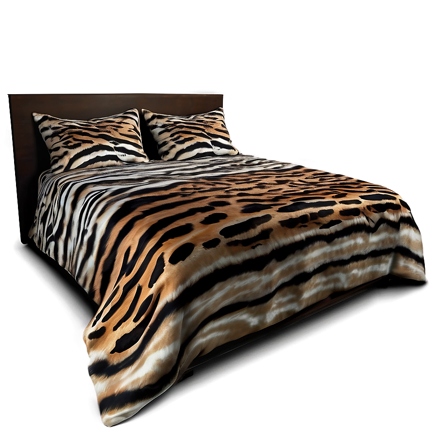 Animal Print Bed Sheet Png 06272024 PNG image