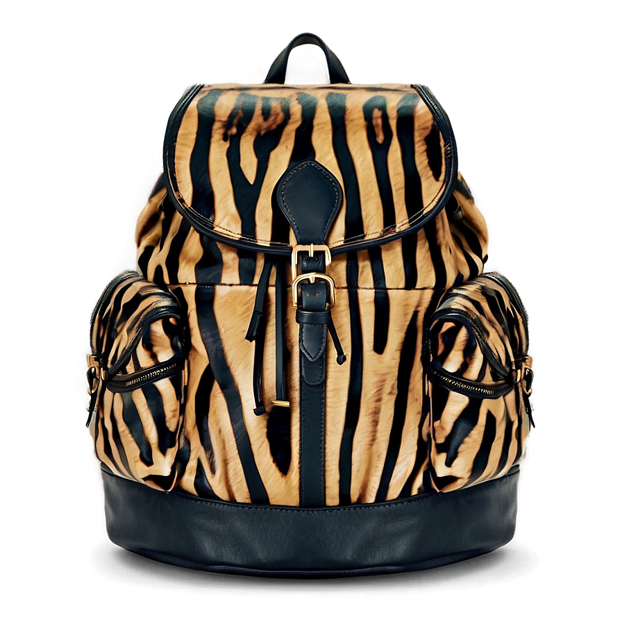 Animal Print Bookbag Png Rhw PNG image