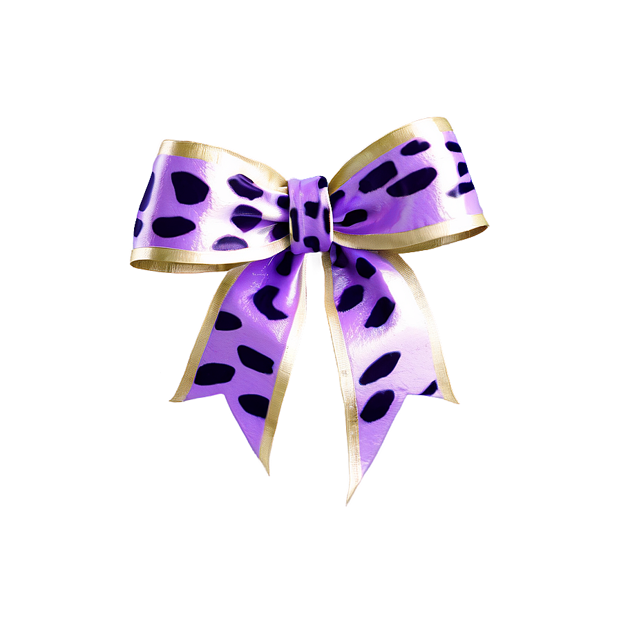 Animal Print Gift Bow Png Vjb PNG image