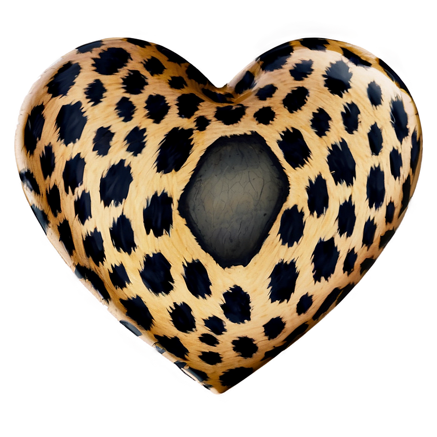 Animal Print Heart Shape Png Ltv PNG image