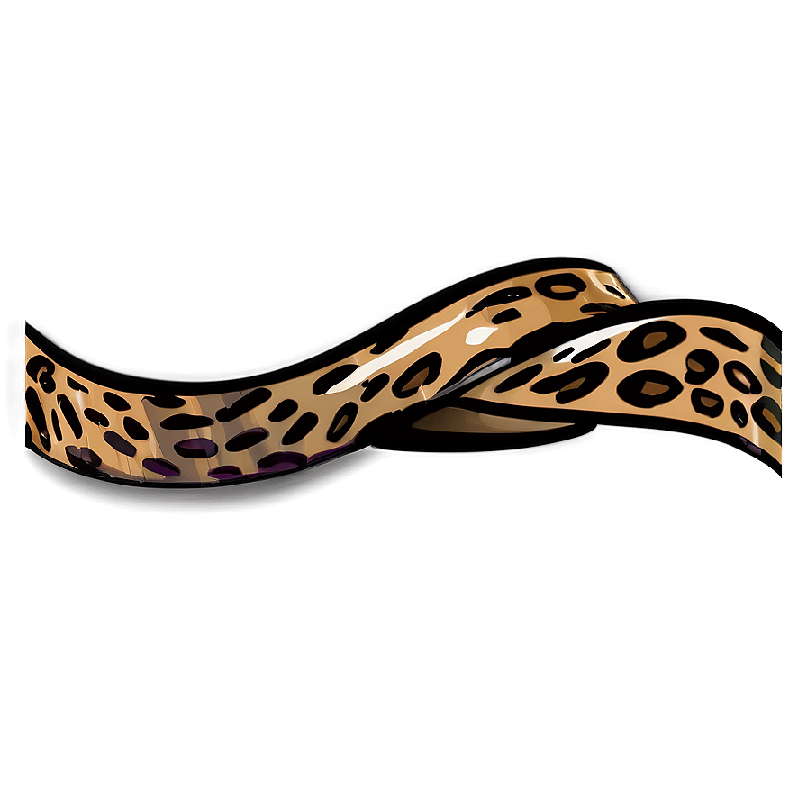 Animal Print Ribbon Png Uek PNG image