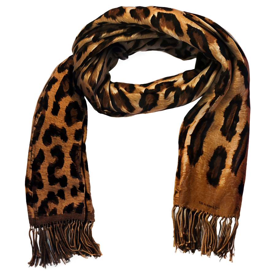 Animal Print Scarf Png 05252024 PNG image