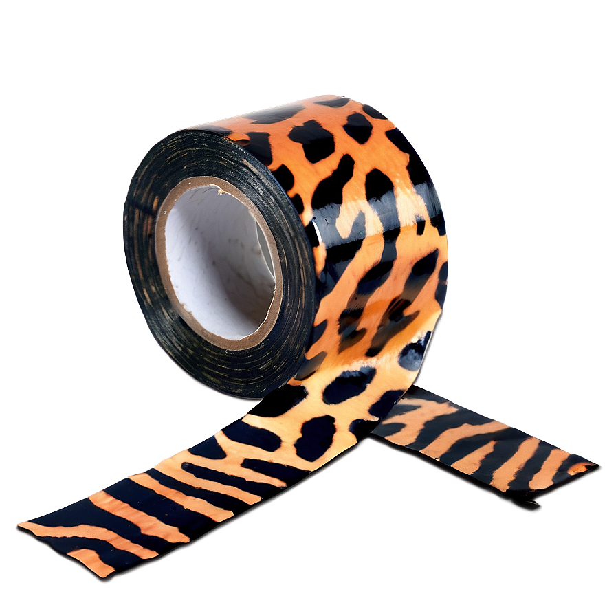 Animal Print Tape Aesthetic Png 28 PNG image