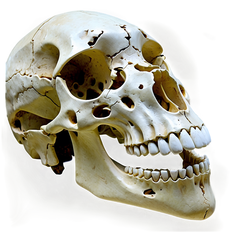 Animal Skull Fossil Png 06282024 PNG image