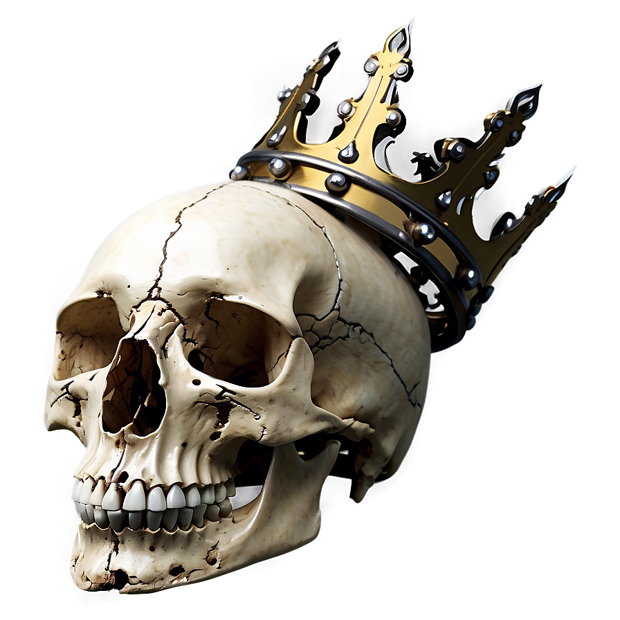 Animal Skull With Crown Png Ayr PNG image