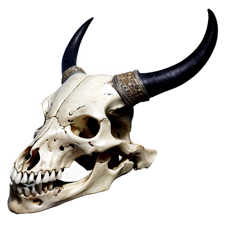 Animal Skull With Horns Png 38 PNG image