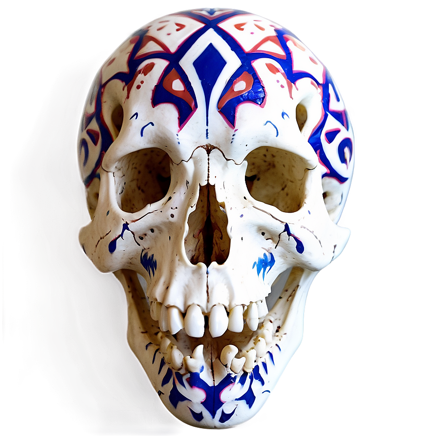 Animal Skull With Tribal Pattern Png 23 PNG image