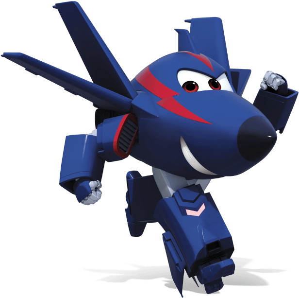 Animated Airplane Character PNG image