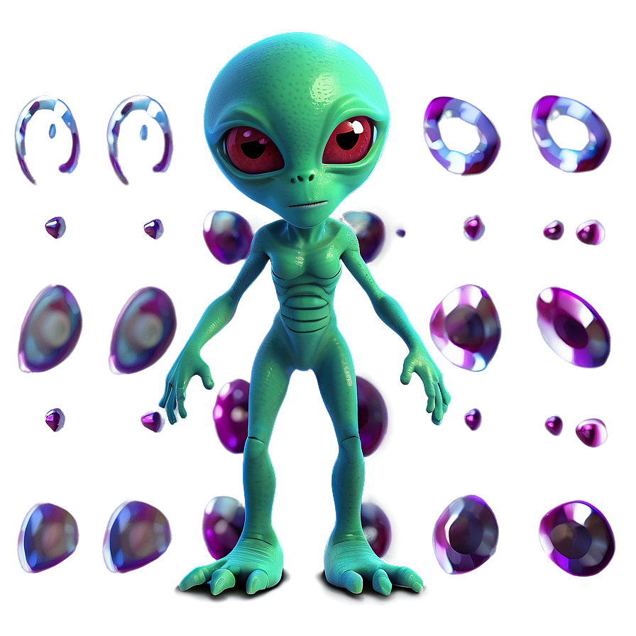 Animated Alien Cartoon Png 67 PNG image