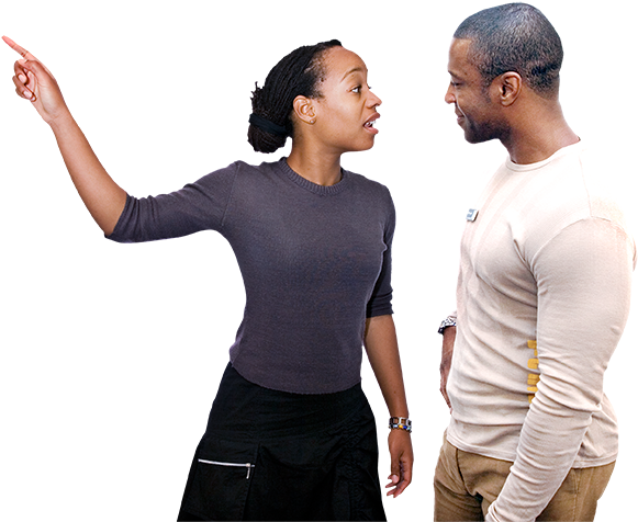 Animated Argument Between Manand Woman PNG image