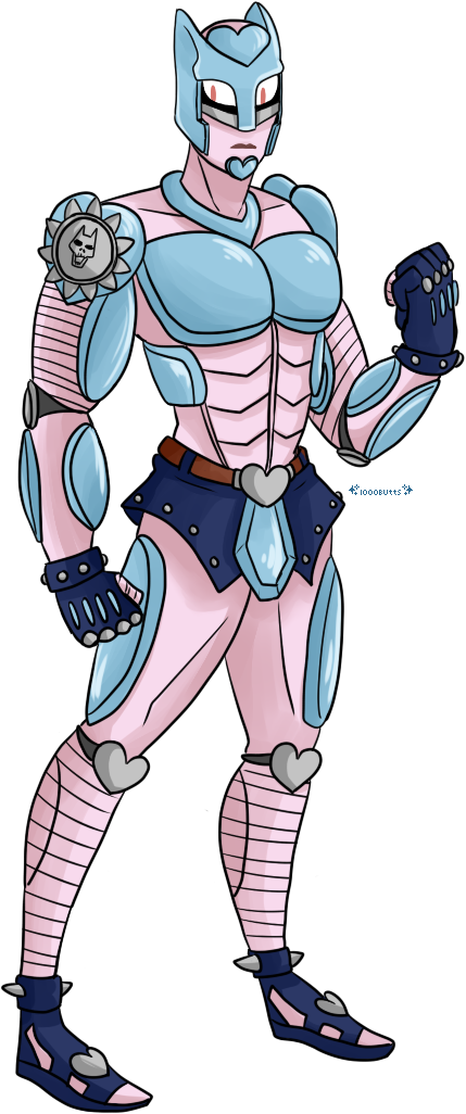 Animated_ Armored_ Hero_ Illustration PNG image