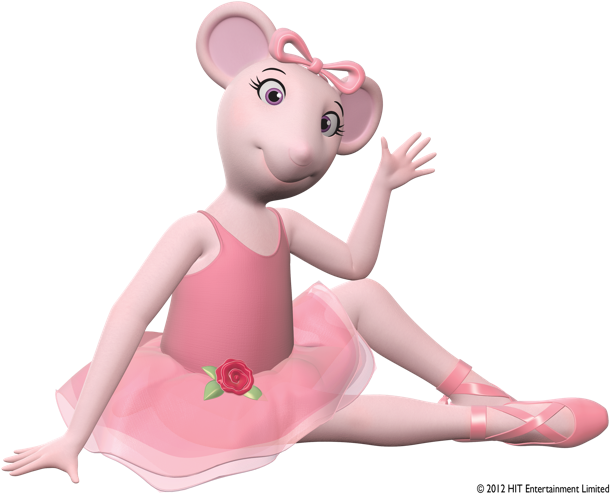 Animated Ballerina Mouse Character PNG image