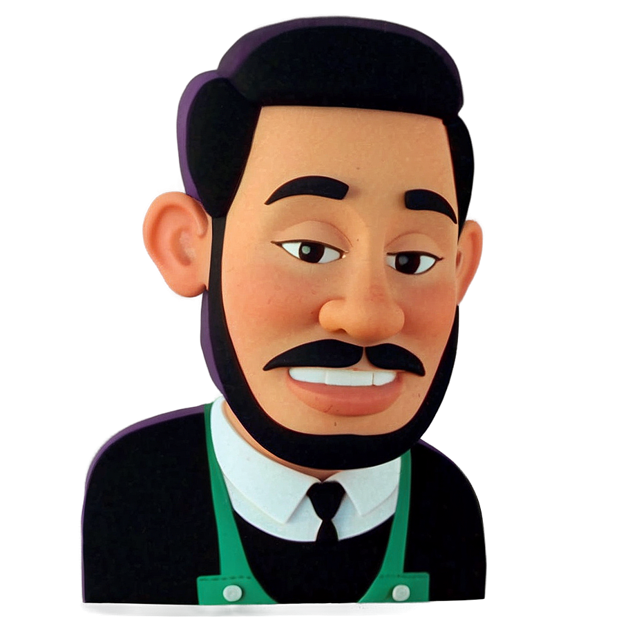 Animated Barista Character Png Udq69 PNG image