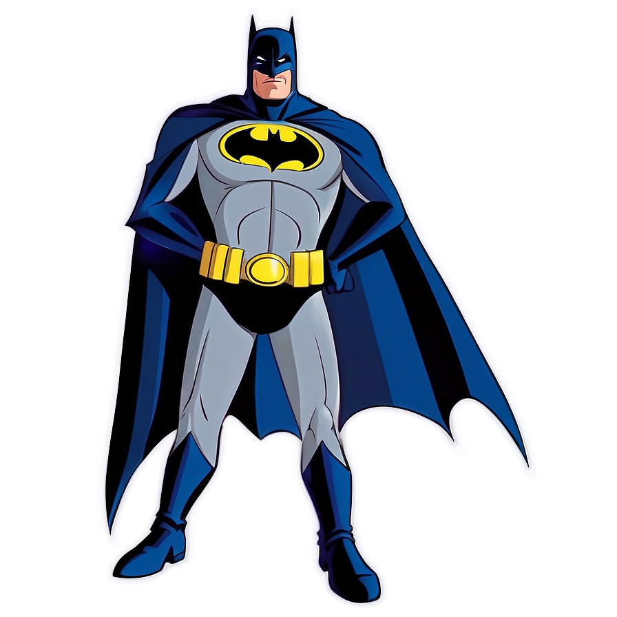 Animated Batman Cartoon Png 05032024 PNG image
