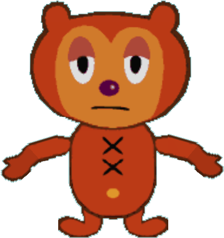 Animated Bear Character PNG image