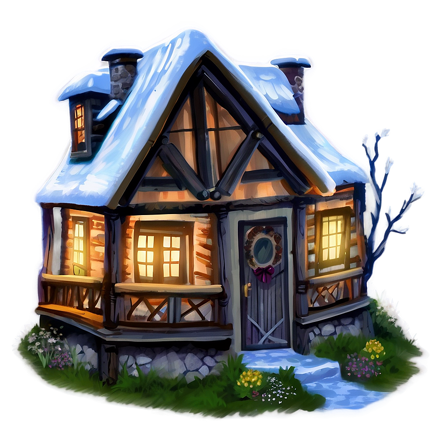 Animated Bear Cottage Png 87 PNG image