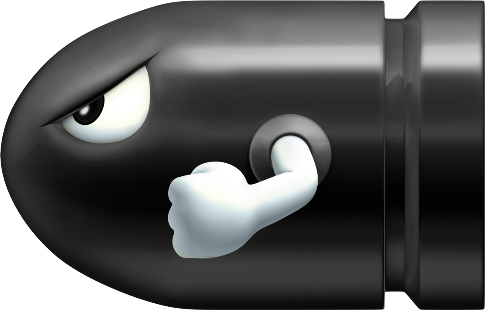 Animated Black Bomb Character PNG image