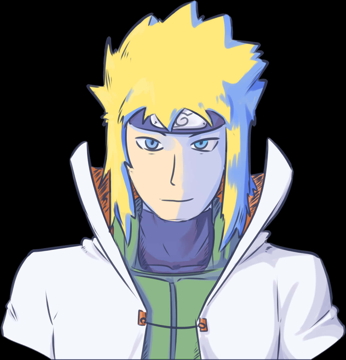 Animated Blonde Haired Character PNG image