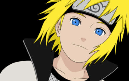 Animated Blonde Ninja Blue Eyes PNG image
