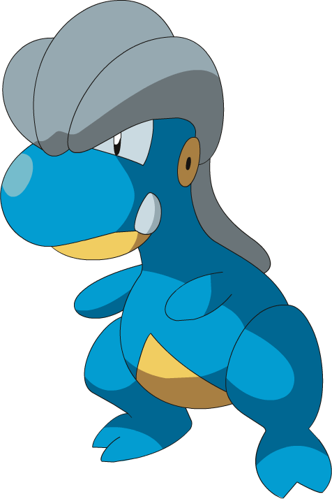 Animated Blue Creature Cap PNG image