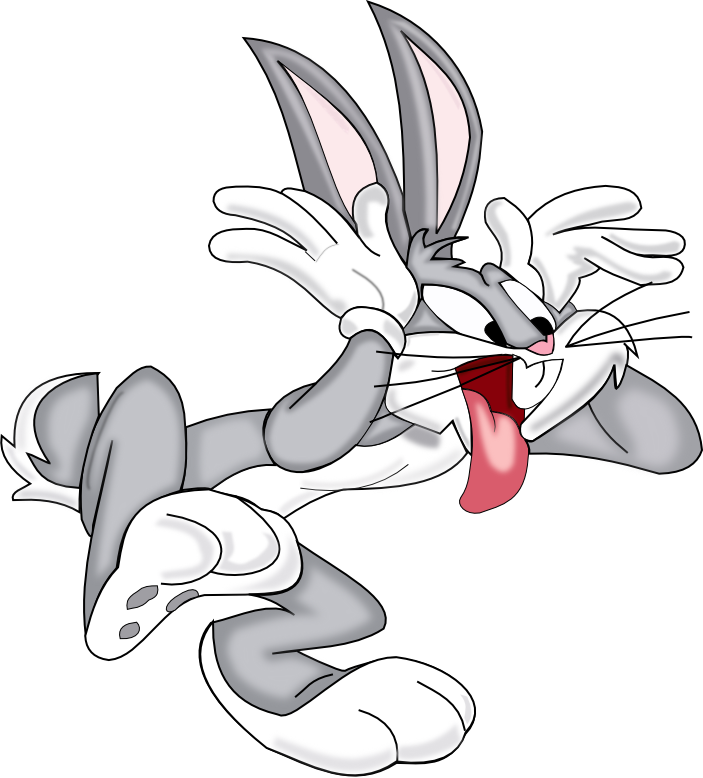 Animated Bunny Character Pose PNG image