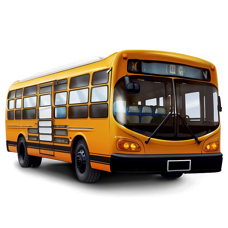 Animated Bus Png 05232024 PNG image