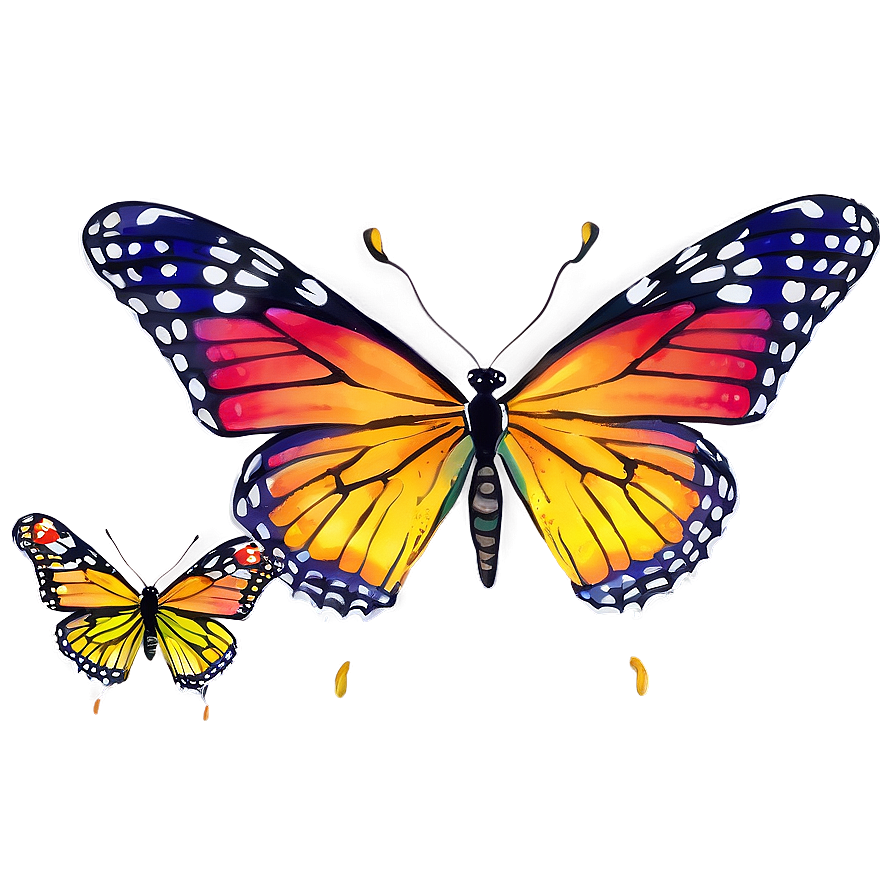 Animated Butterfly Flight Png 04292024 PNG image