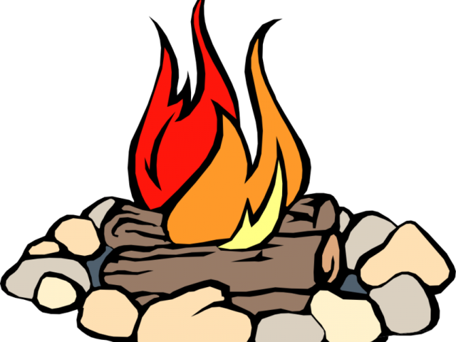 Animated Campfire Illustration PNG image