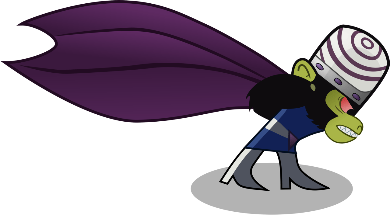 Animated Cape Wearing Character PNG image