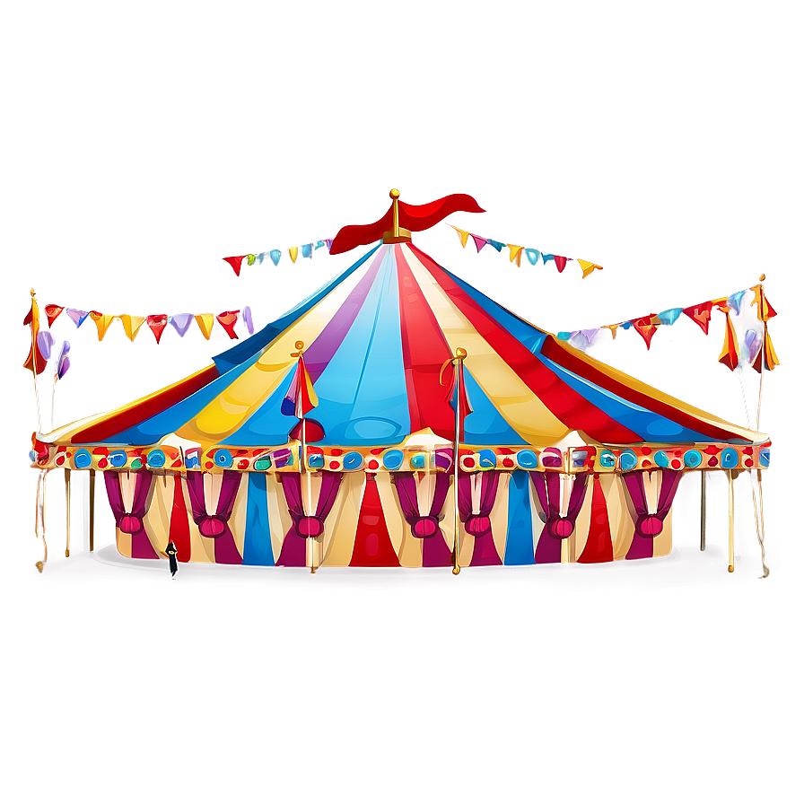 Animated Carnival Tent Scene Png 11 PNG image