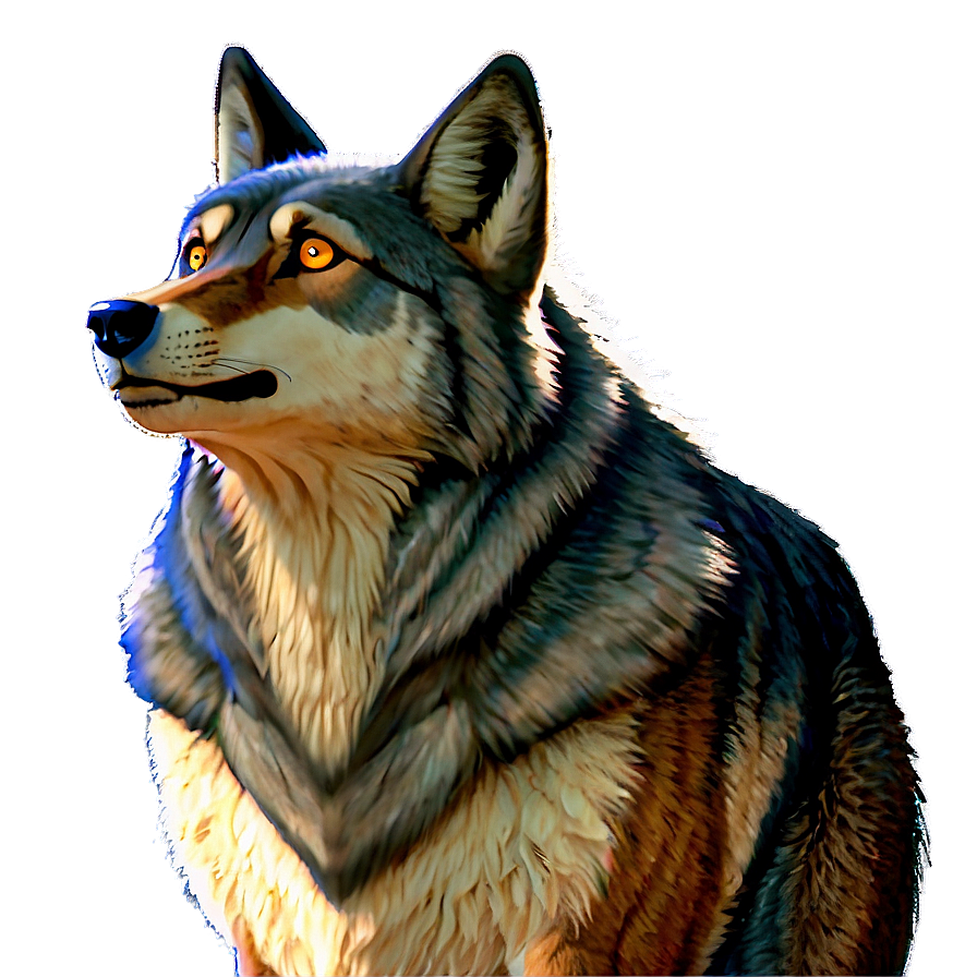 Animated Cartoon Wolf Png 20 PNG image