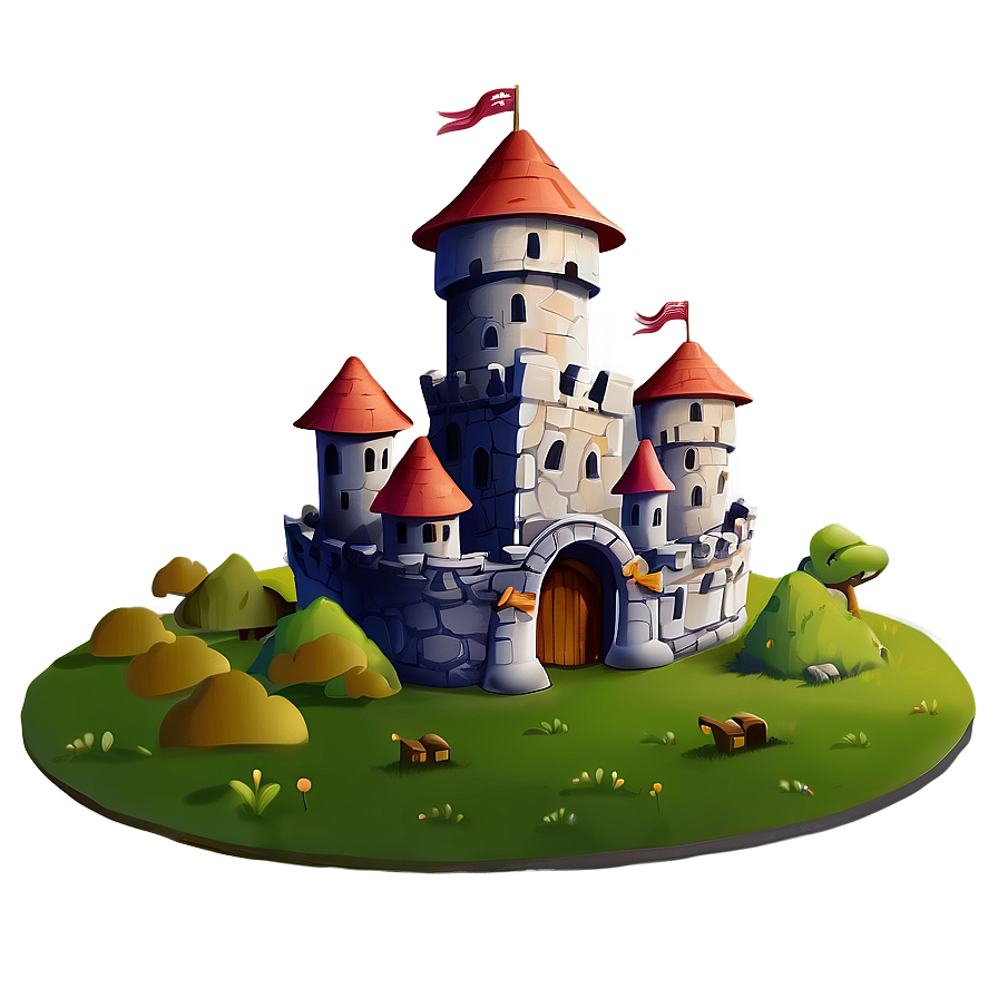 Animated Castle Illustration Png 70 PNG image