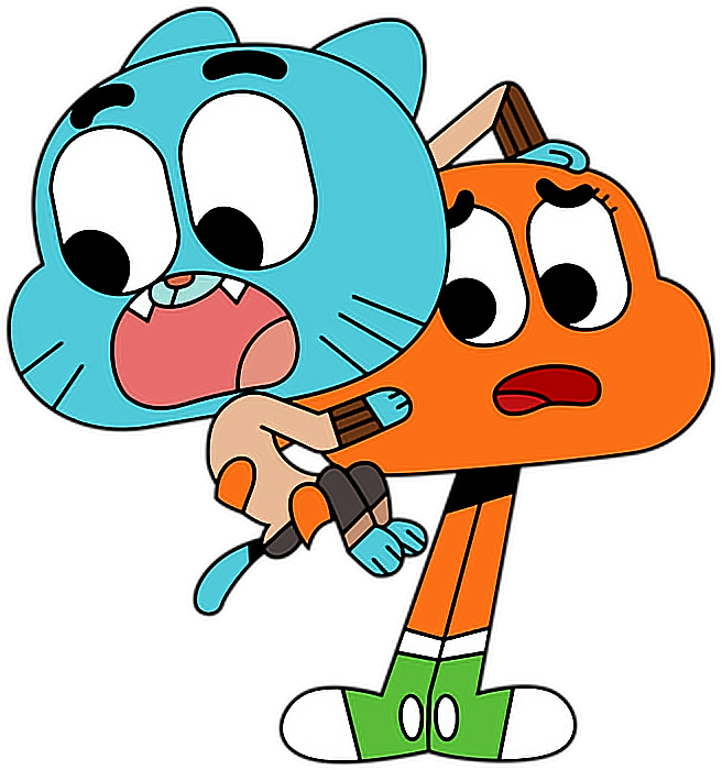 Animated Cat Duo Cartoon PNG image
