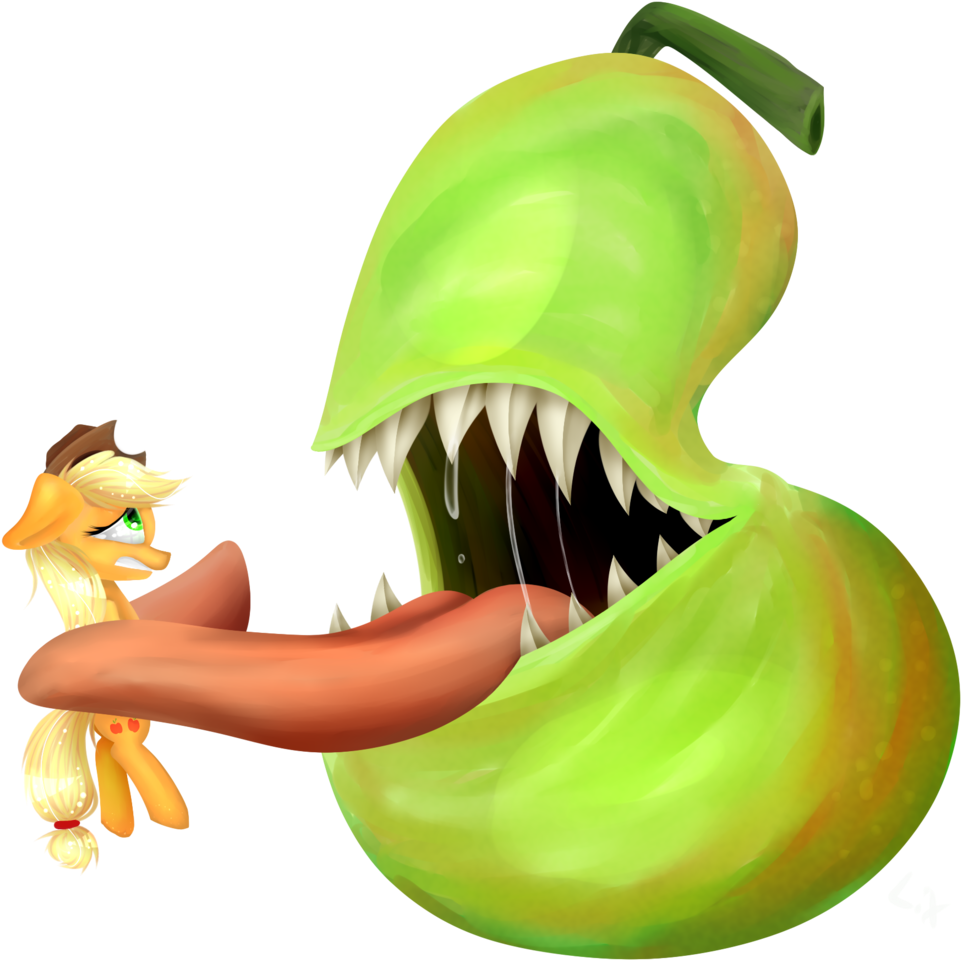 Animated Character Drooling Over Sausage PNG image