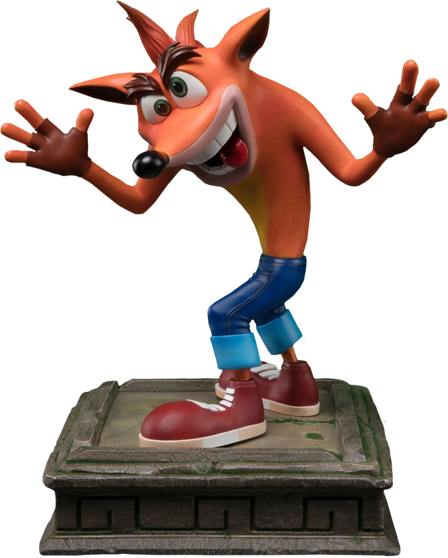 Animated Character Excited Pose PNG image