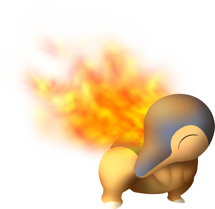 Animated Character Fire Breath PNG image