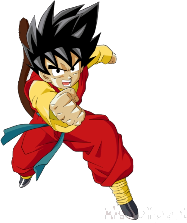 Animated Character Flying Punch PNG image