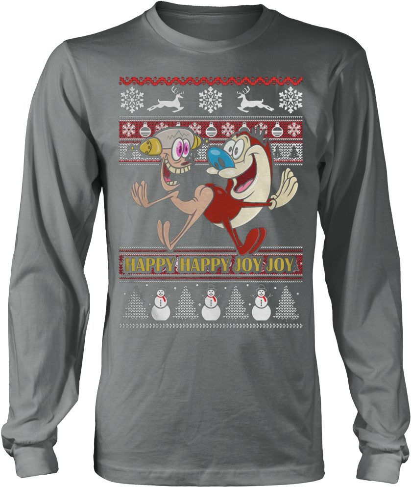 Animated Character Holiday Sweatshirt PNG image