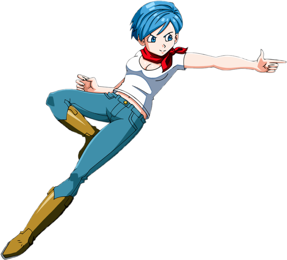 Animated Character Pointing Action Pose PNG image
