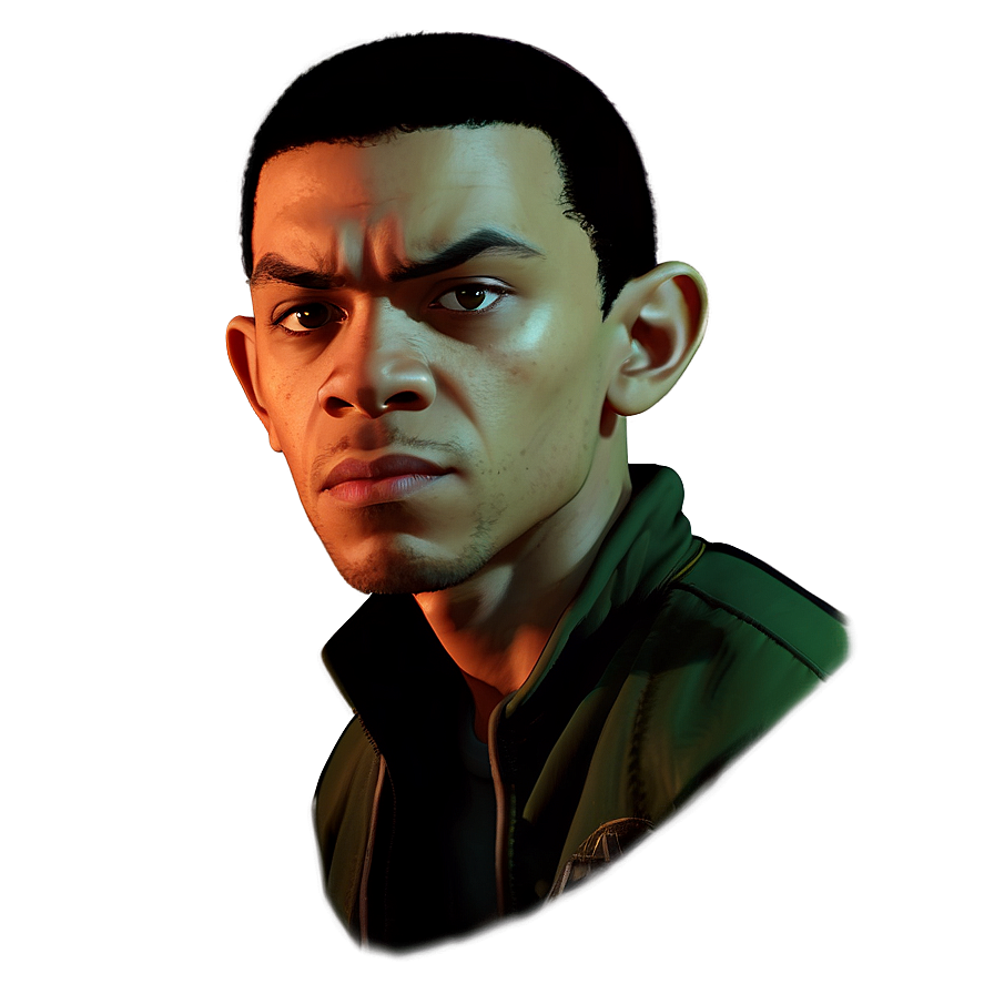 Animated Character Portrait Riley Freeman PNG image