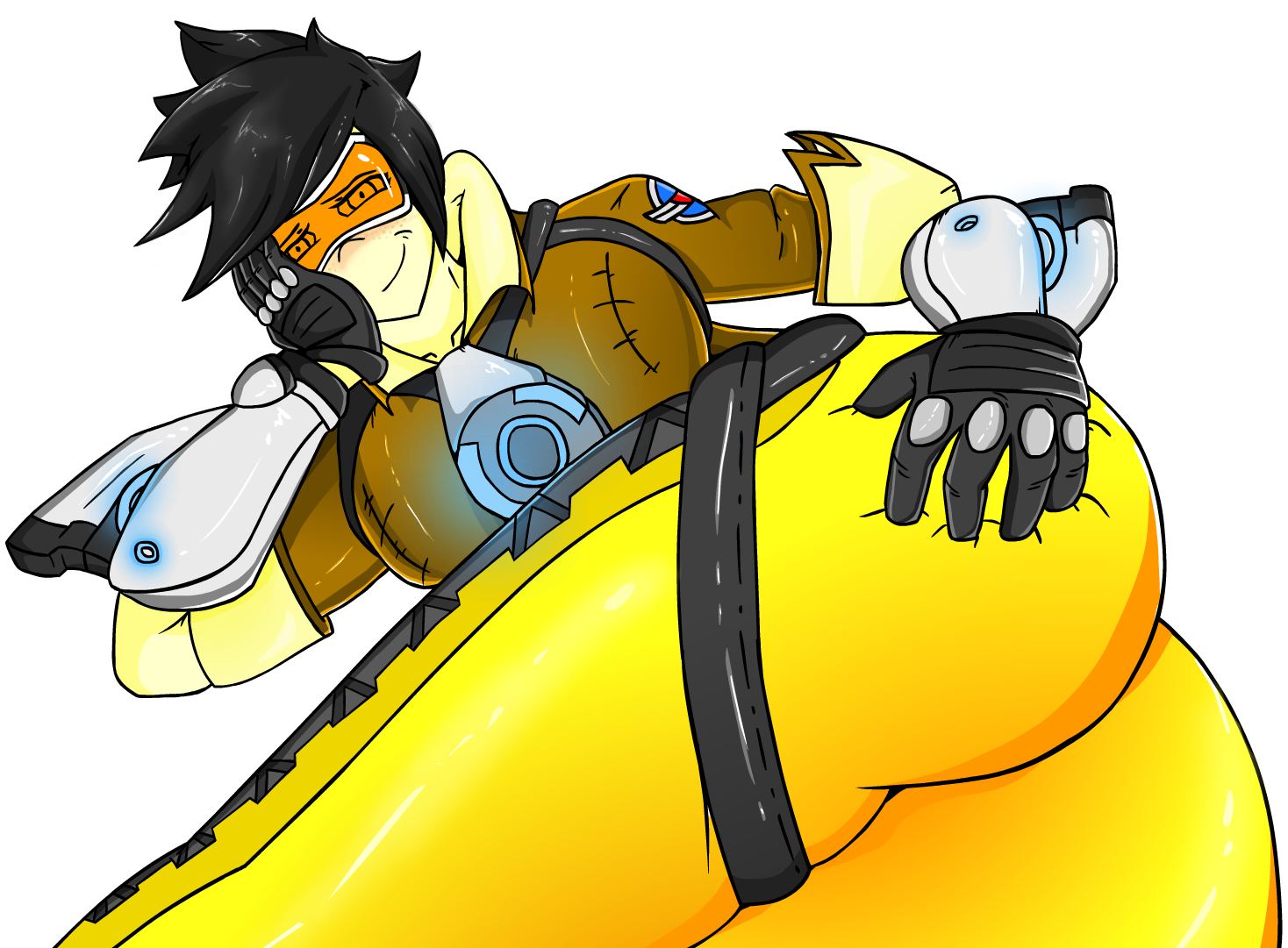 Animated Character Riding Robot Duck PNG image