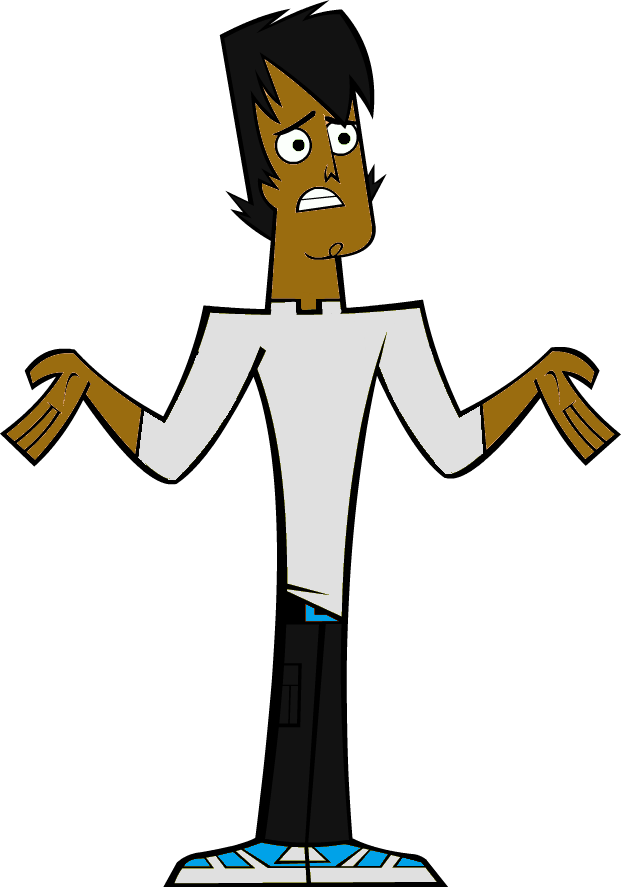 Animated Character Shrugging PNG image