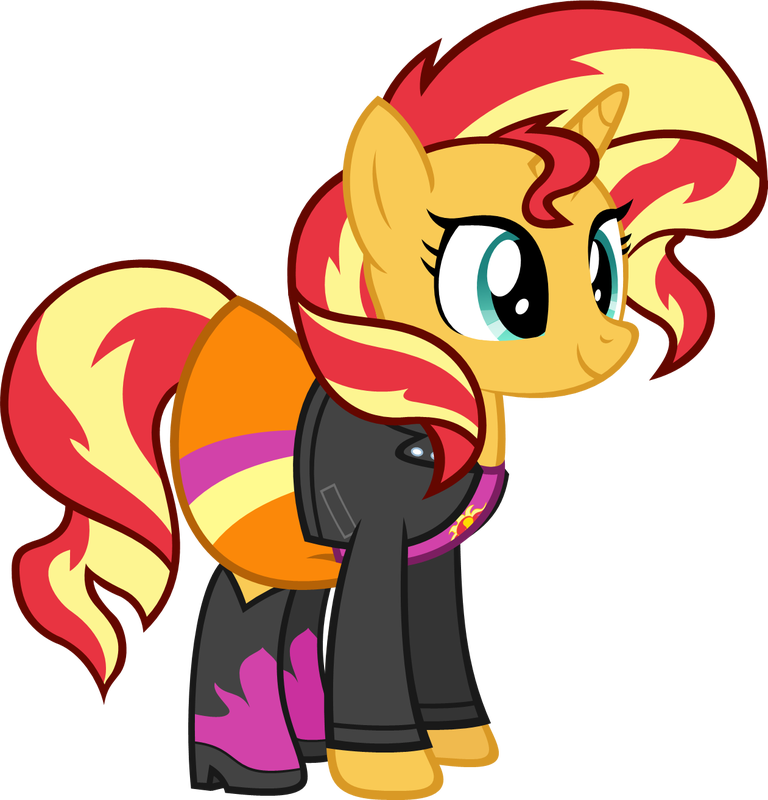 Animated Character Sunset Shimmer Standing PNG image
