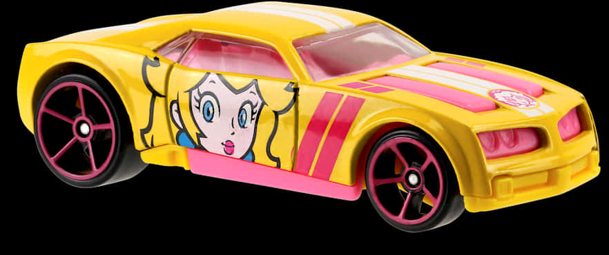 Animated Character Themed Hot Wheels Car PNG image