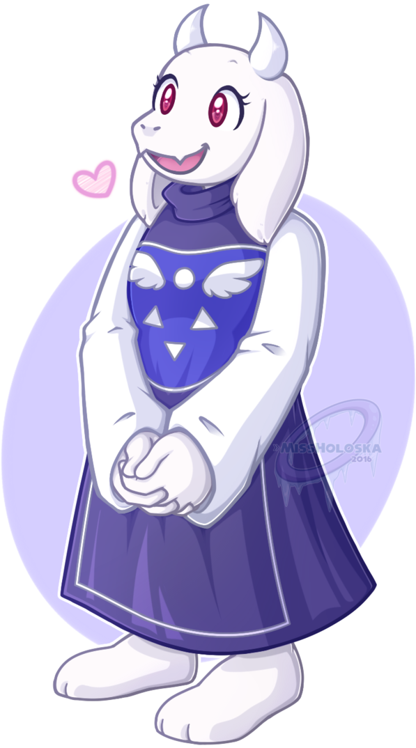 Animated Character Toriel Undertale PNG image