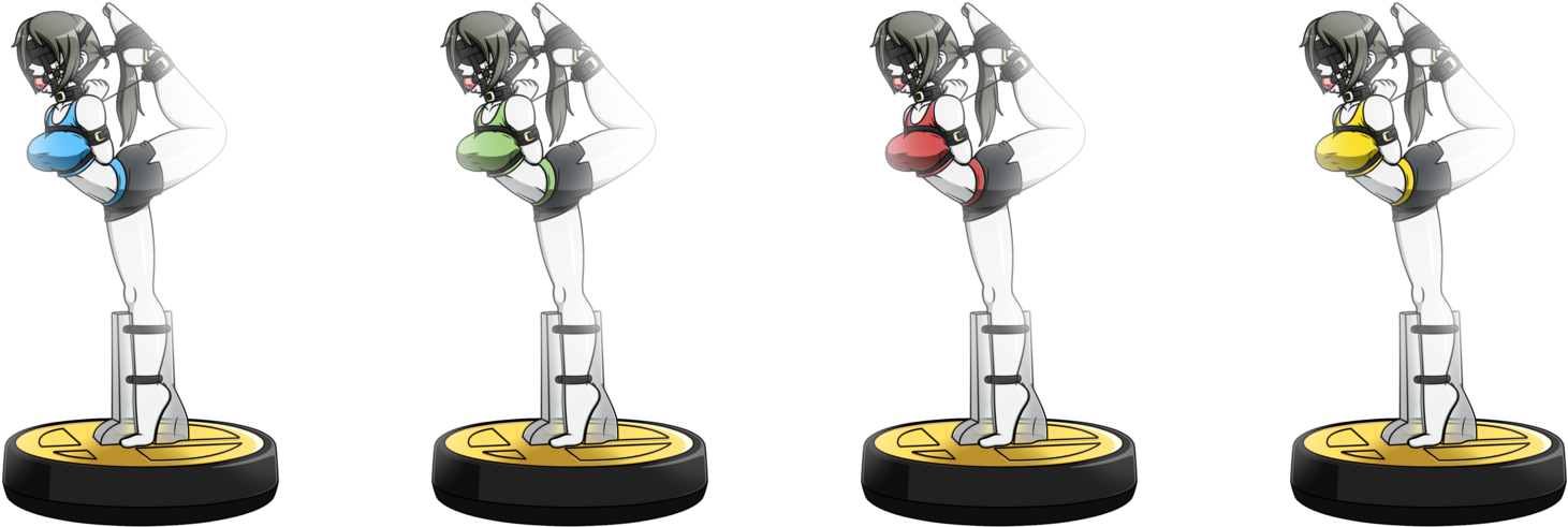 Animated_ Character_ Weightlifting_ Sequence PNG image