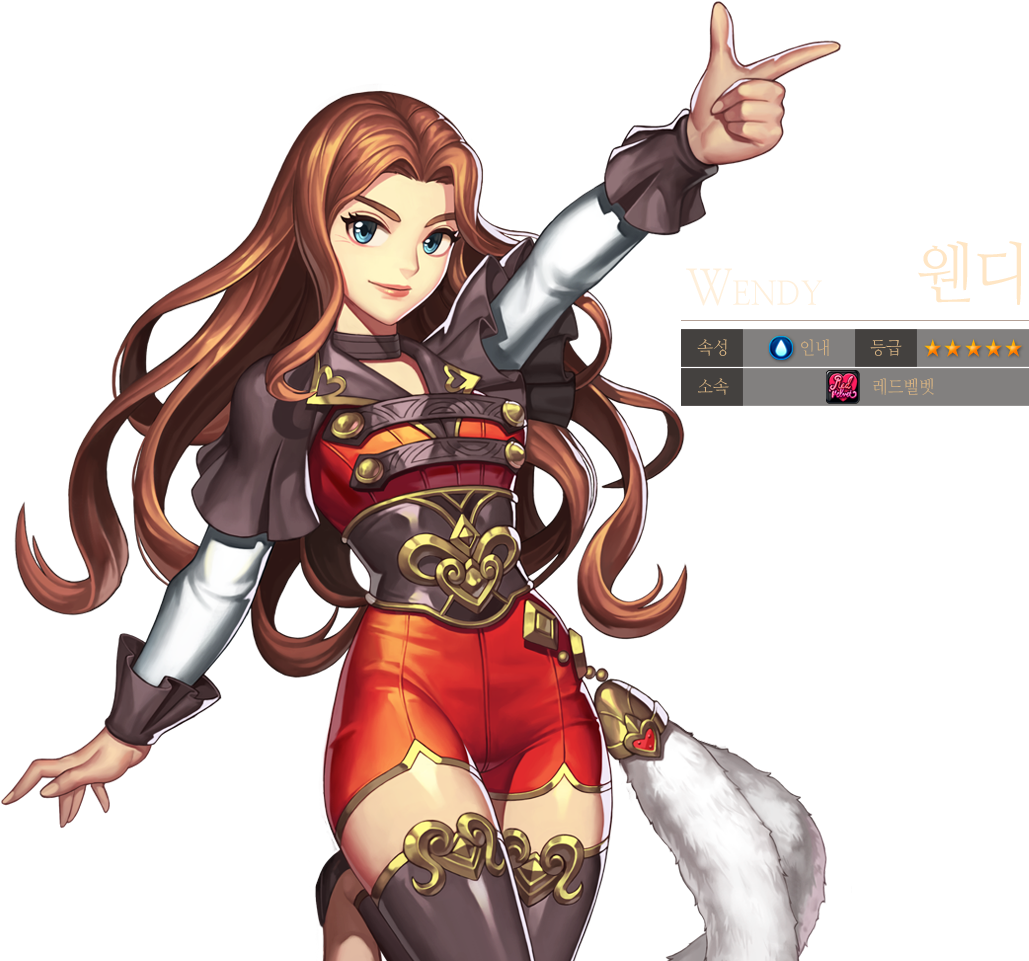 Animated Character Wendy Pointing PNG image