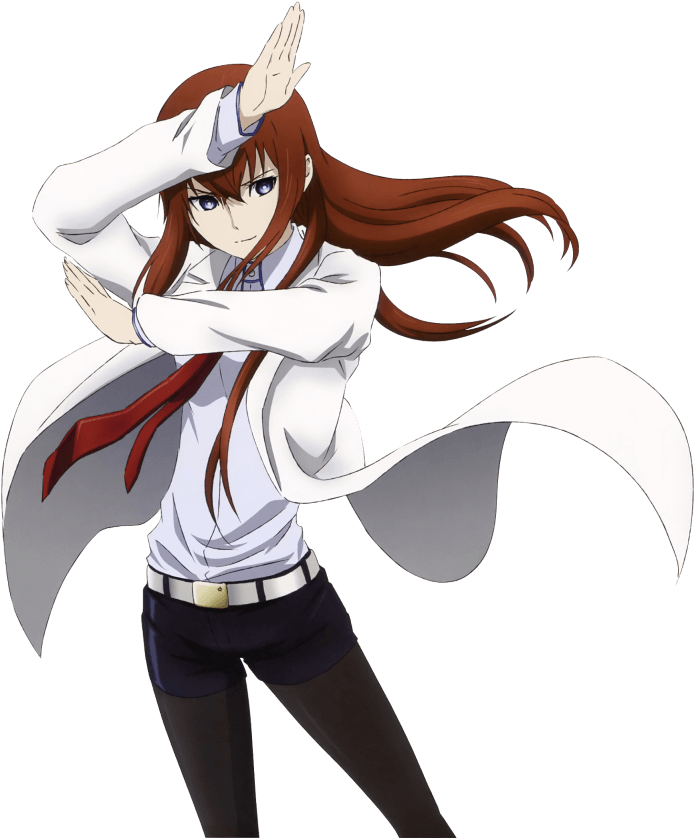 Animated Character White Coat Pose PNG image